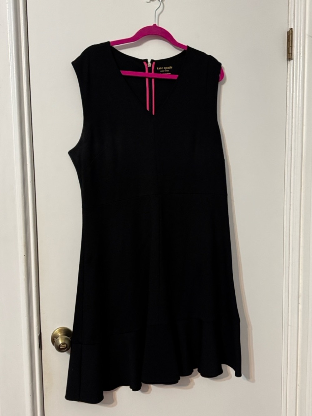 Kate Spade Black Sleeveless Ponte Dress